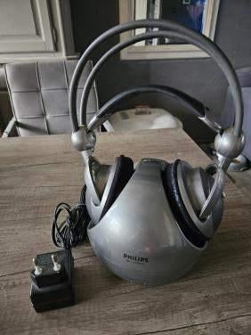 Werkend vintage draadloos PHILIPS SBC HC8412 koptelefoon, Ophalen of Verzenden