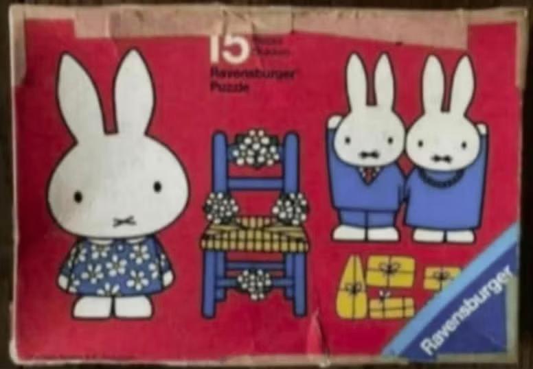 Puzzel, puzzle Nijntje opa en oma; 15 stukken; Ravensburger, Ophalen of Verzenden, 10 tot 50 stukjes, Gebruikt