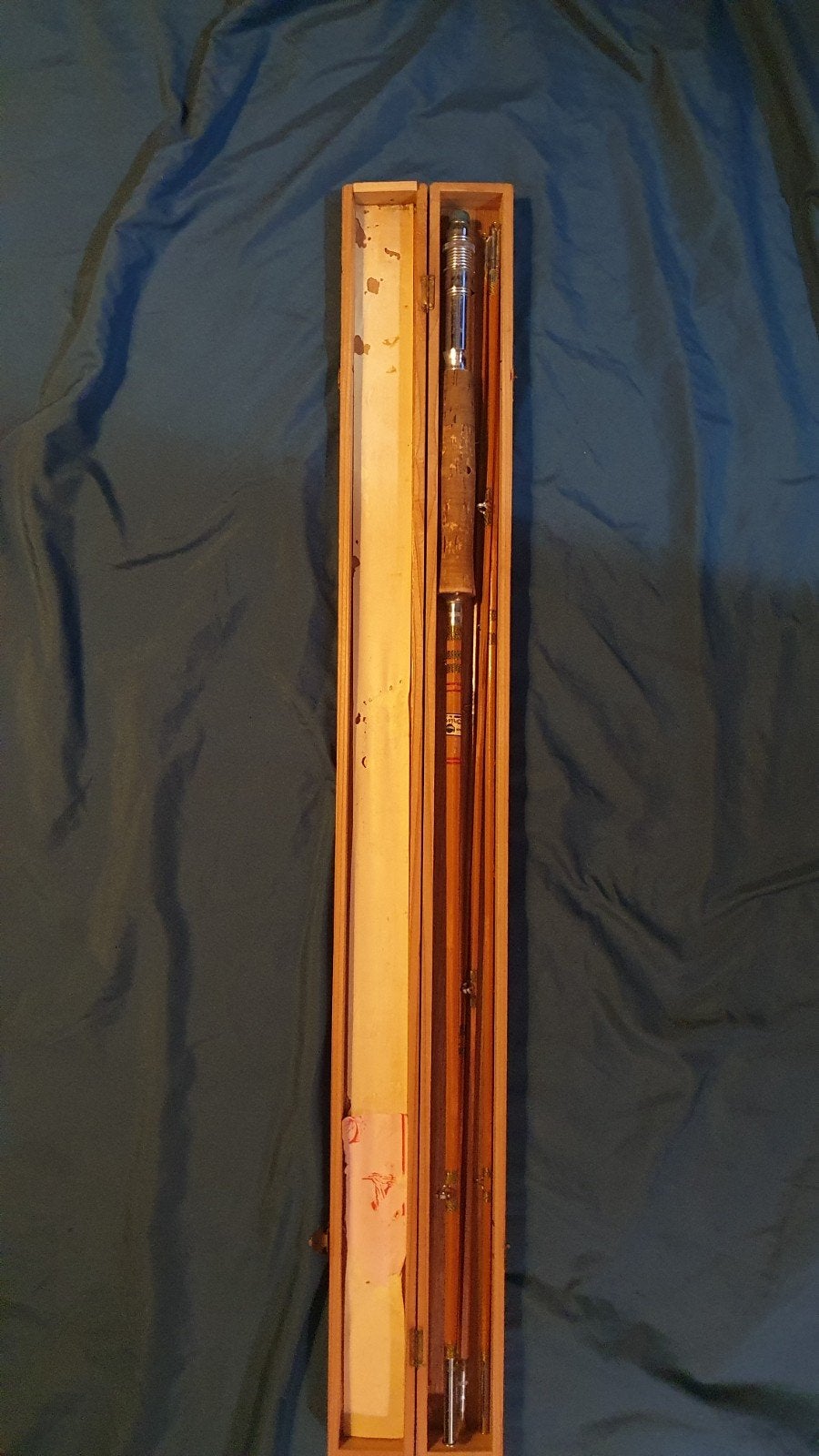 vintage bamboe vlieghengel orient, Watersport en Boten, Ophalen