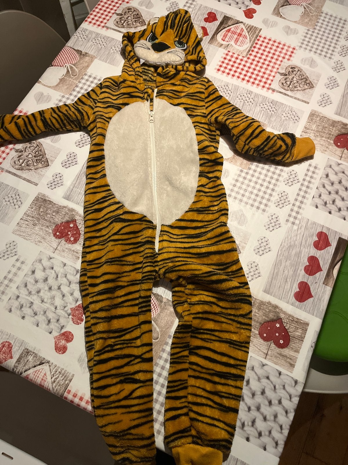Tijger onesie Zeeman maat 98/104, Kinderen en Baby's, Kinderkleding | Maat 98, Ophalen of Verzenden, Zo goed als nieuw, Jongen of Meisje