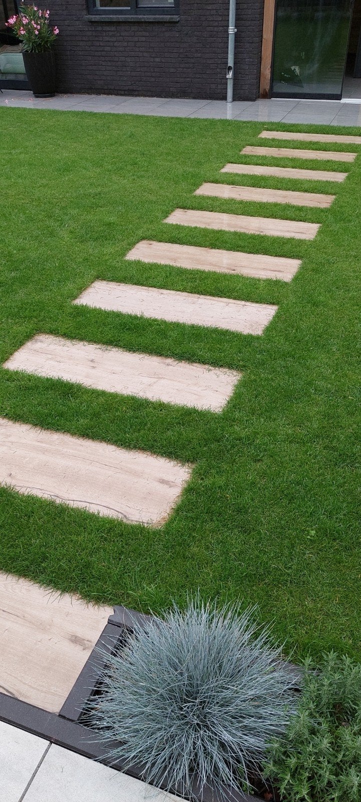Terrastegels houtlook - Nieuw in verpakking, Ophalen, Keramiek, Nieuw, Minder dan 5 m²