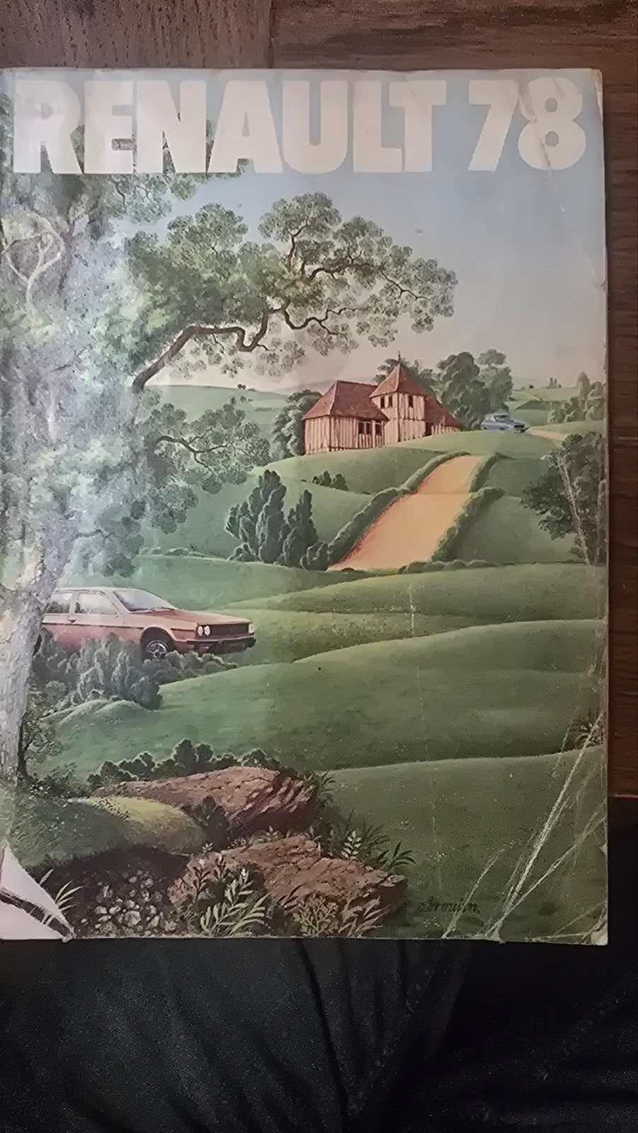 renault boek folder 1978, Ophalen of Verzenden