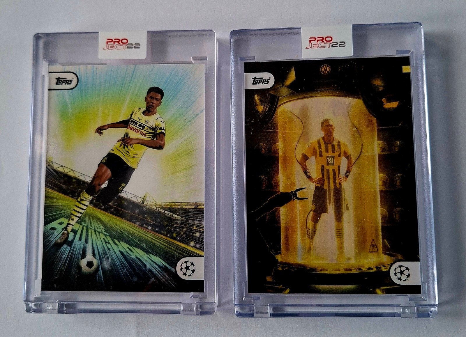 Topps Project 22 Jude Bellingham 2 x Sealed, Ophalen of Verzenden, Nieuw, Buitenlandse clubs, Spelerskaart