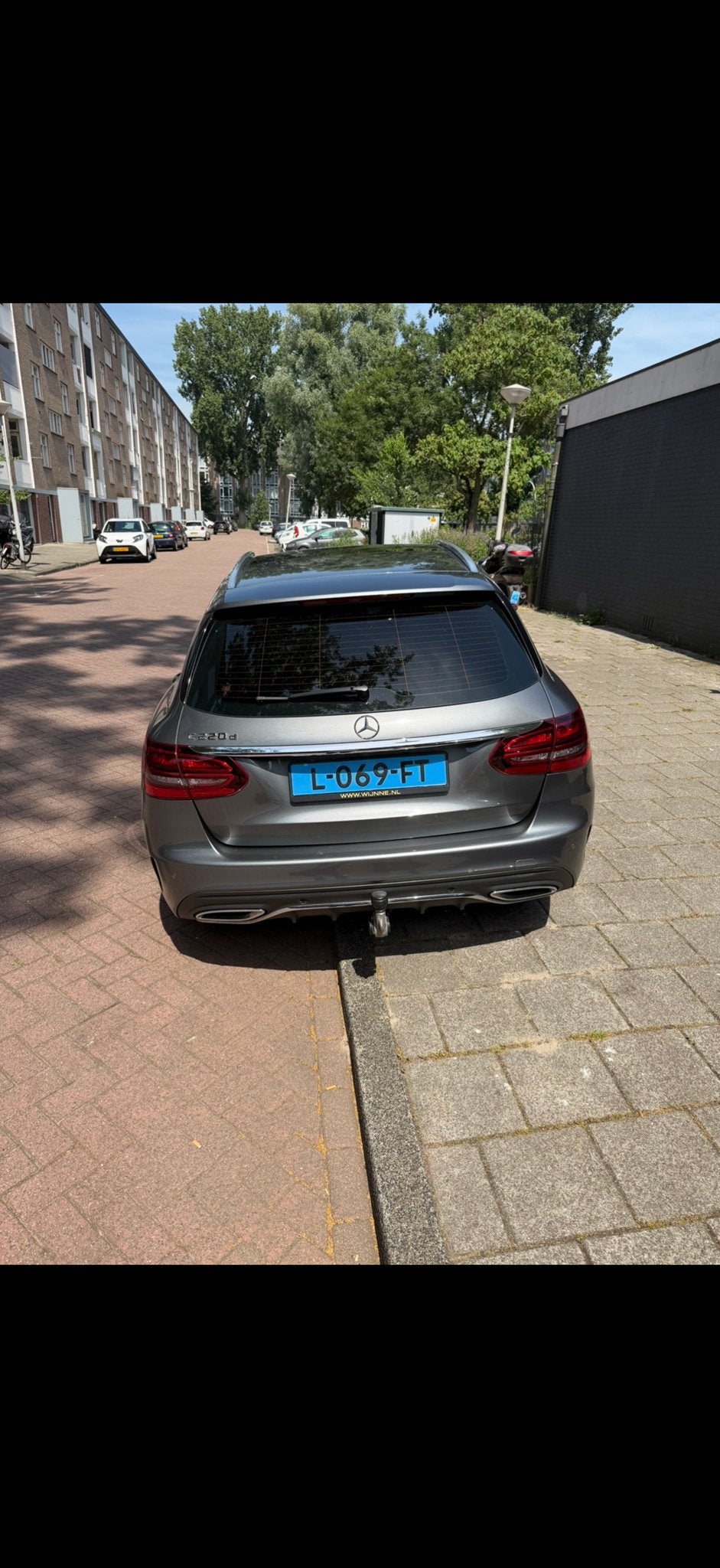 Mercedes-Benz C-Klasse C220 d 194pk 9G-TRONIC 2018 Grijs, Automaat, Achterwielaandrijving, 1800 kg, 194 pk