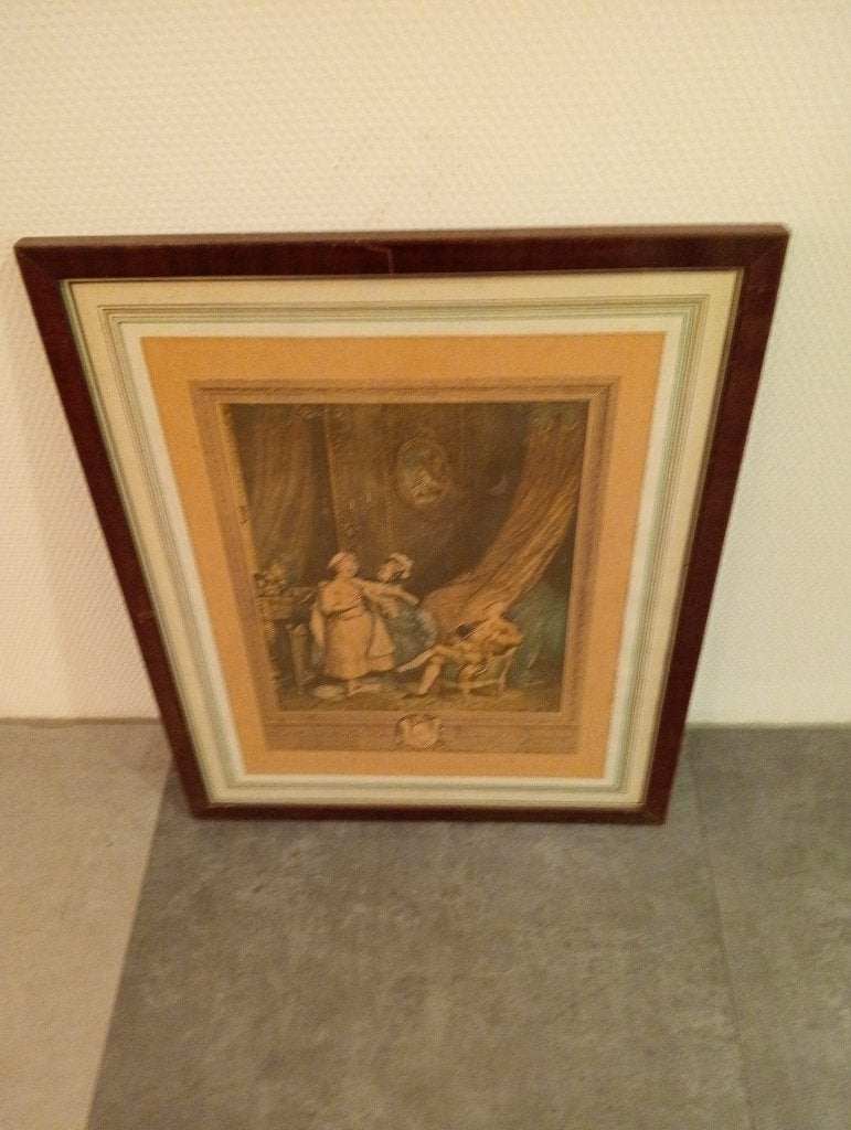 Lijst met glas:54x43cm, Ophalen