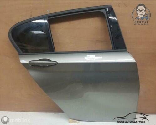 Portier deur BMW 1-serie F20 v.a 2011 Platin zilver C08, Gebruikt, -, Deur, Achter