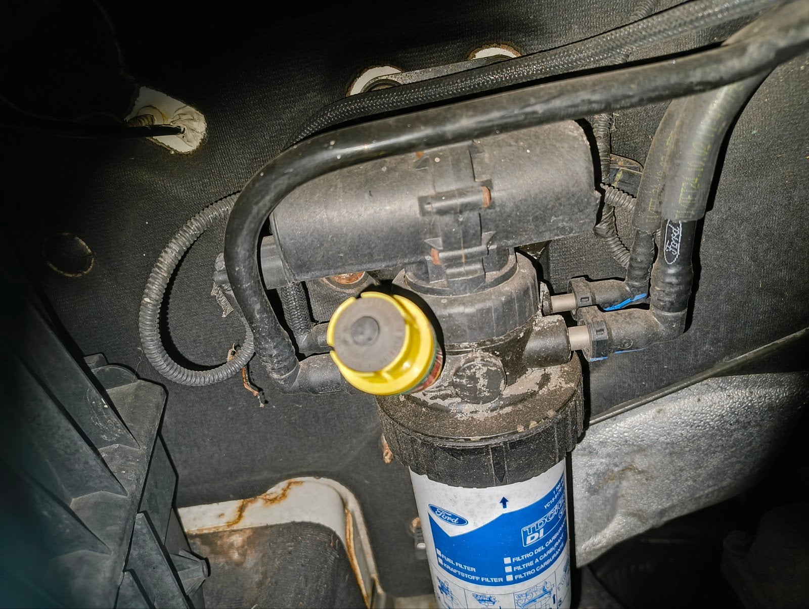 Diesel filter kop Ford Transit MK6, Ophalen of Verzenden, Gebruikt, Ford