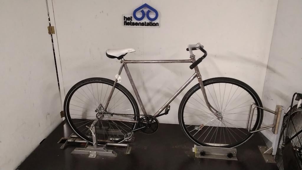 Gazelle Single speed Renfiets/tourfiets, Fietsen en Brommers, Fietsen | Racefietsen, Ophalen, Gebruikt, Aluminium, 57 tot 61 cm