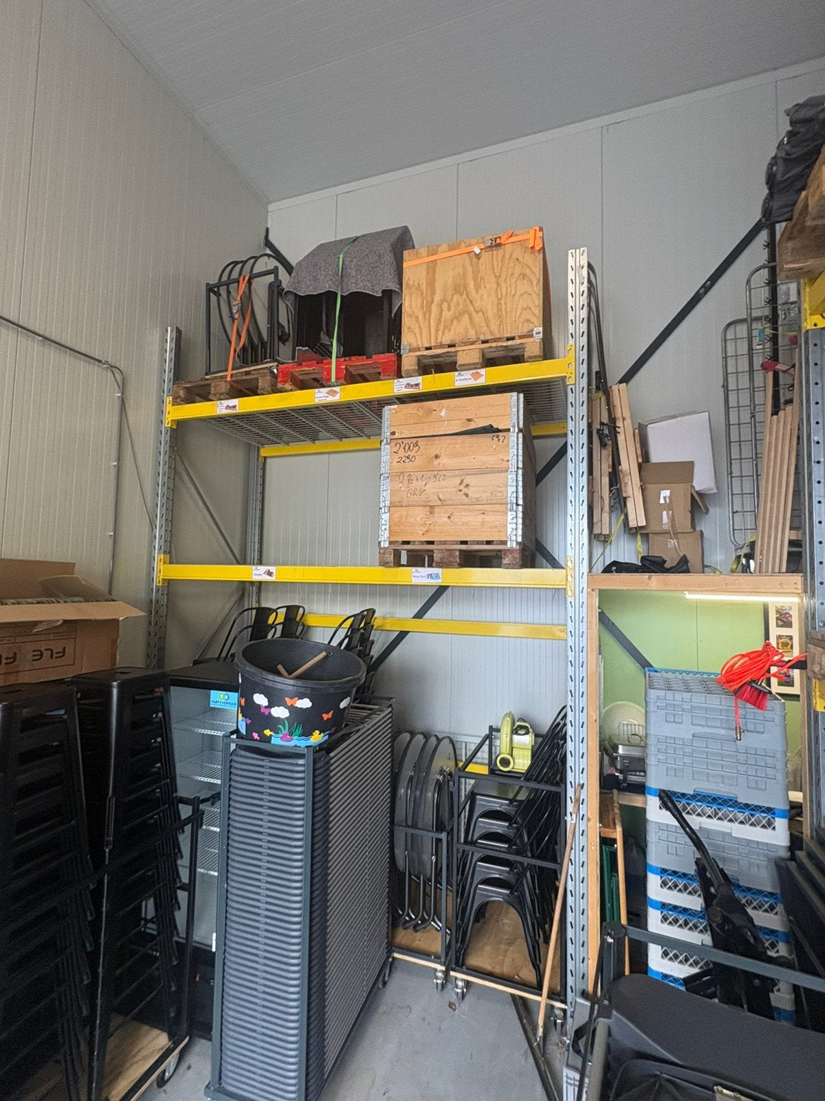 palletstelling te koop, Ophalen