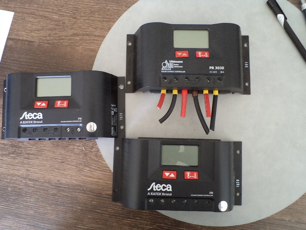 Steca 3030 regelaars, Ophalen, Gebruikt