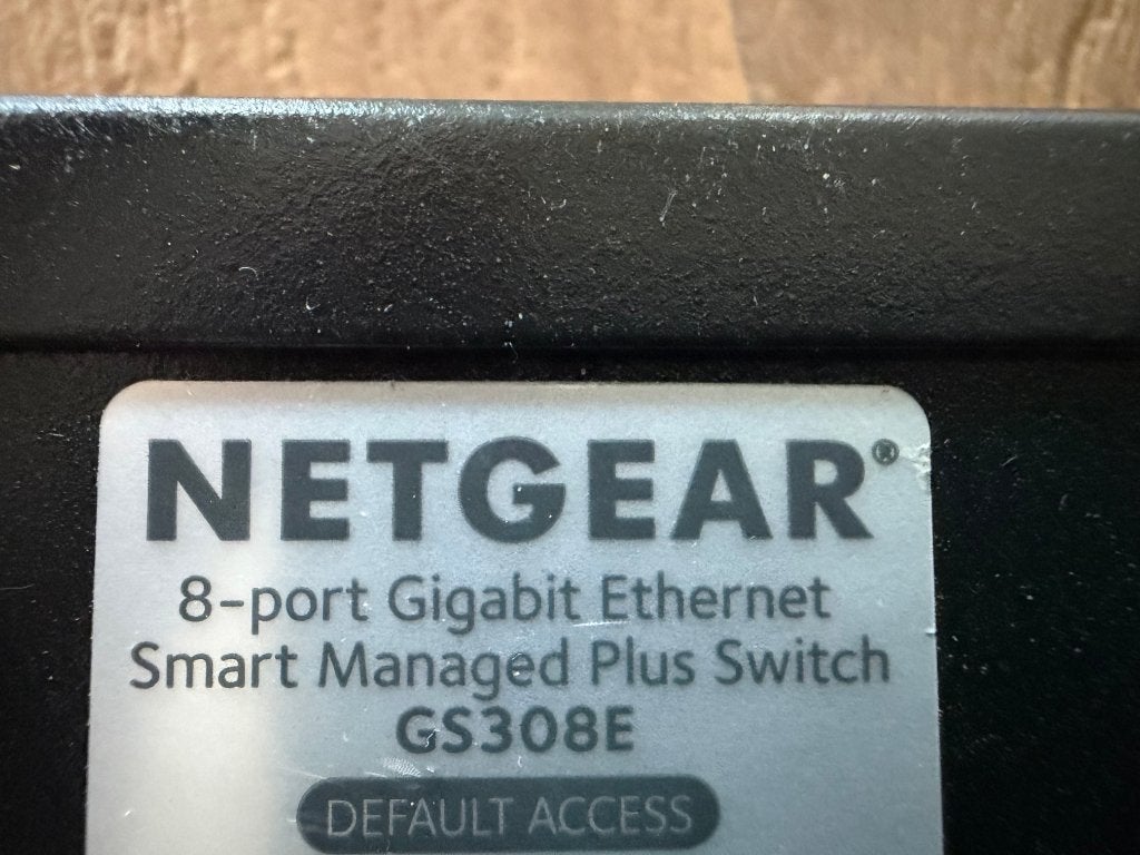 netgear 8-port gs308E netwerk switch, Ophalen, Zo goed als nieuw
