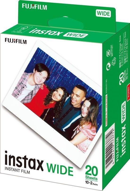 Fujifilm Instax Wide Film Glans - 2 x 10 stuks (Fotopapier), Info@fuijifilm.nl, Nieuw, Ophalen of Verzenden, Fuijifilm