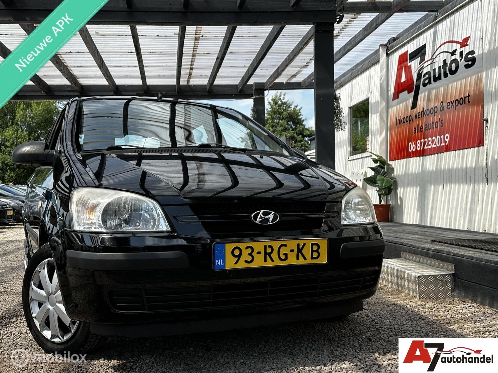 Hyundai Getz 1.1i Nieuwe APK, Auto's, Hyundai, Voorwielaandrijving, 31 €/maand, 4 cilinders, Zwart