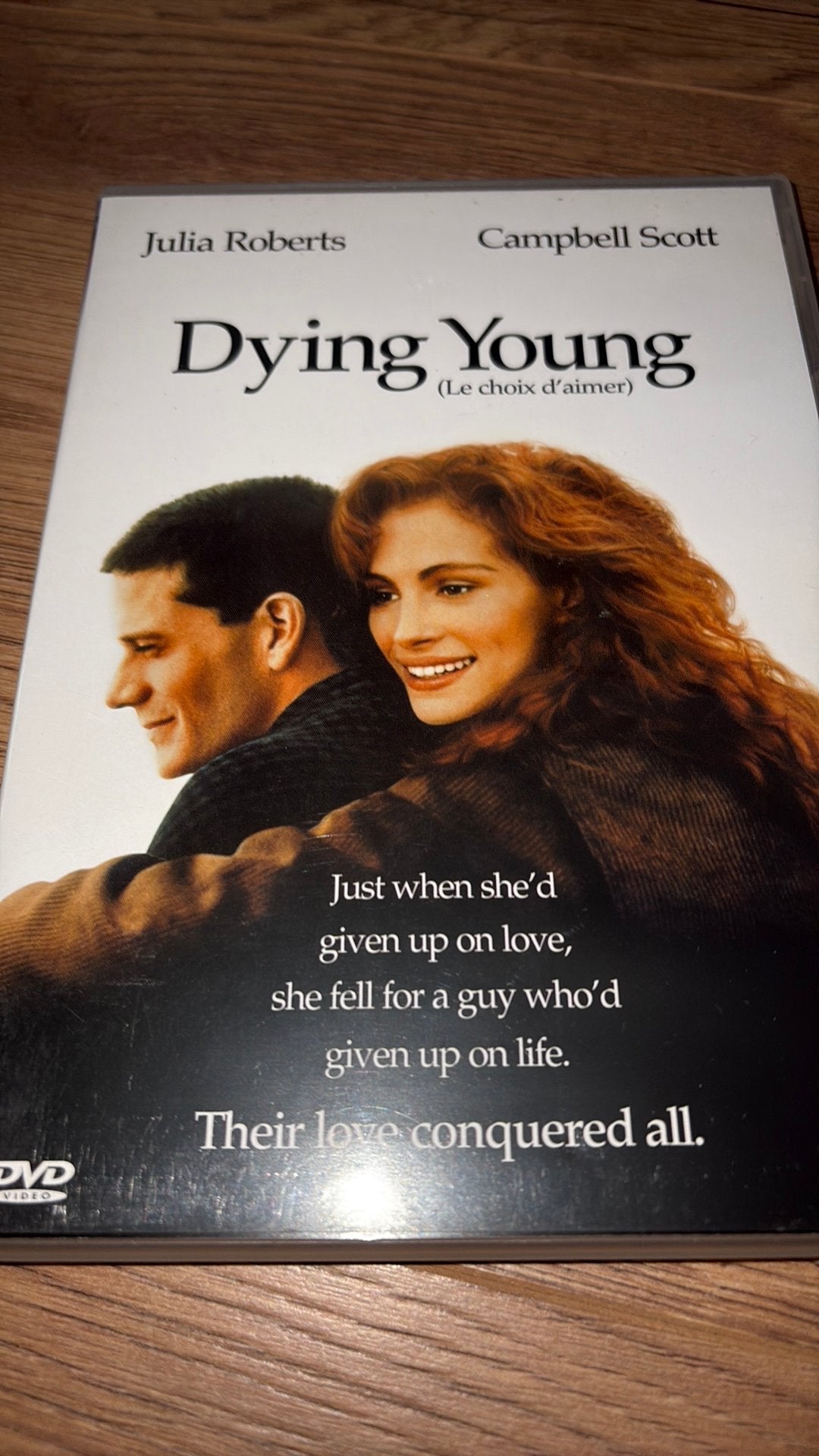 Dying Young met Julla Roberts en Campbell Scott., Vanaf 16 jaar, Ophalen of Verzenden, Zo goed als nieuw