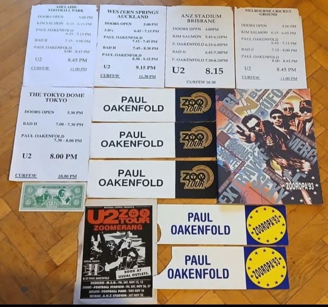 U2 Lot Zoo tv tour items concerts, Ophalen of Verzenden