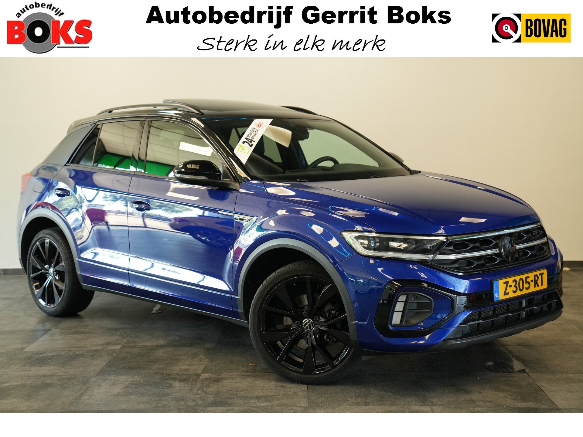 Volkswagen T-Roc 1.5 TSI R-Line 3x Business Panoramadak 19'l, Auto's, Volkswagen, 1258 kg, 4 cilinders, 150 pk, Blauw