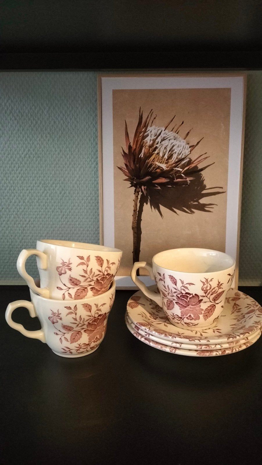 3 kop en schotels EIT England, Antiek en Kunst, Ophalen of Verzenden