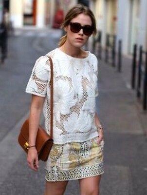 Isabel Marant Etoile embroidered top mt S, Overige kleuren, Verzenden, Korte mouw, Maat 36 (S)