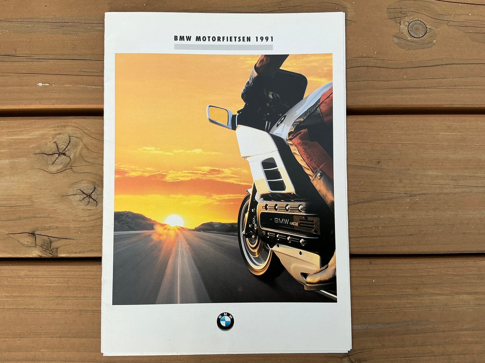 BMW motorfiets programma 1991 met posters op A4 formaat, Ophalen of Verzenden, BMW