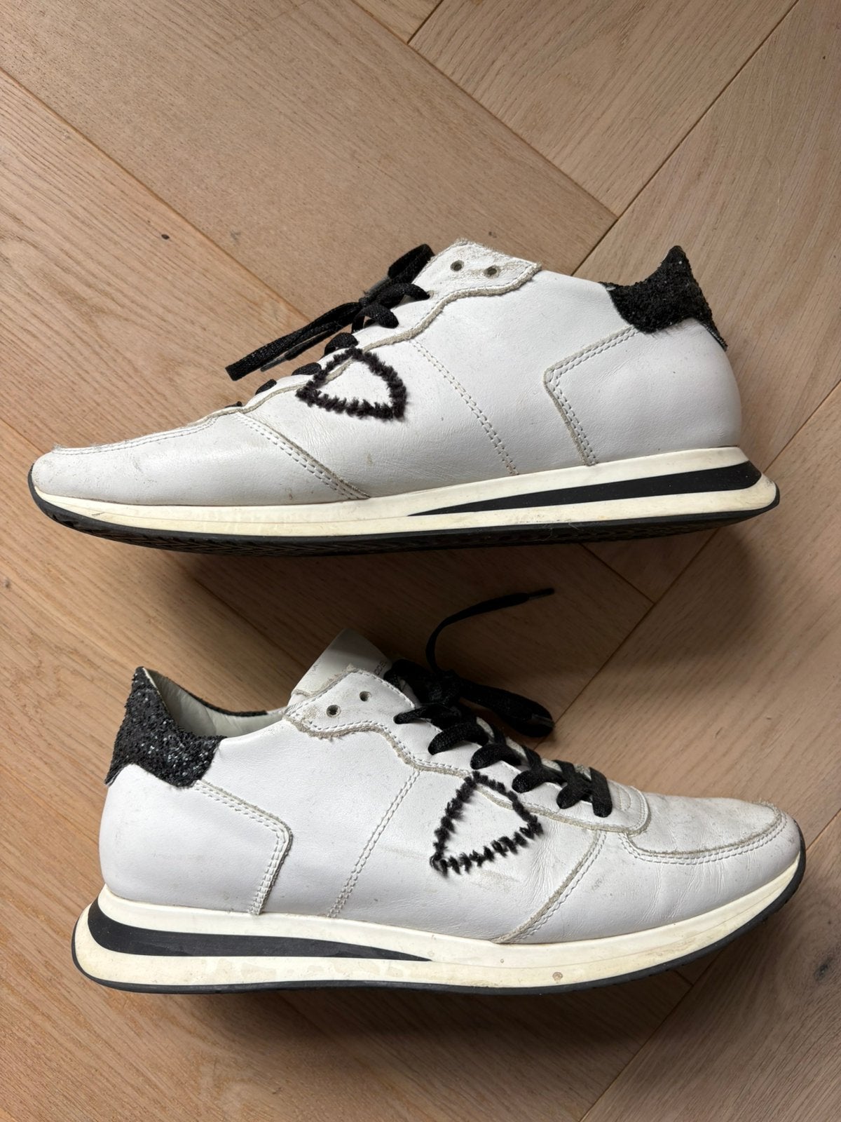 Philippe Model witte leren sneakers mt 40, Ophalen of Verzenden, Gedragen, Sneakers of Gympen