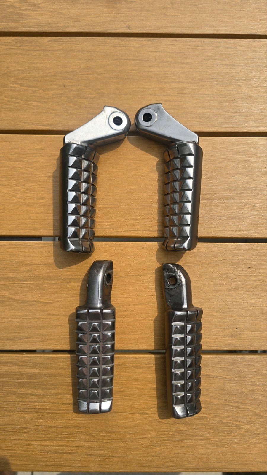 Originele aftermarket Triumph Bonneville voetsteunen, Motoren, Ophalen of Verzenden, Triumph, Info@semora-impressies.nl, Triumph