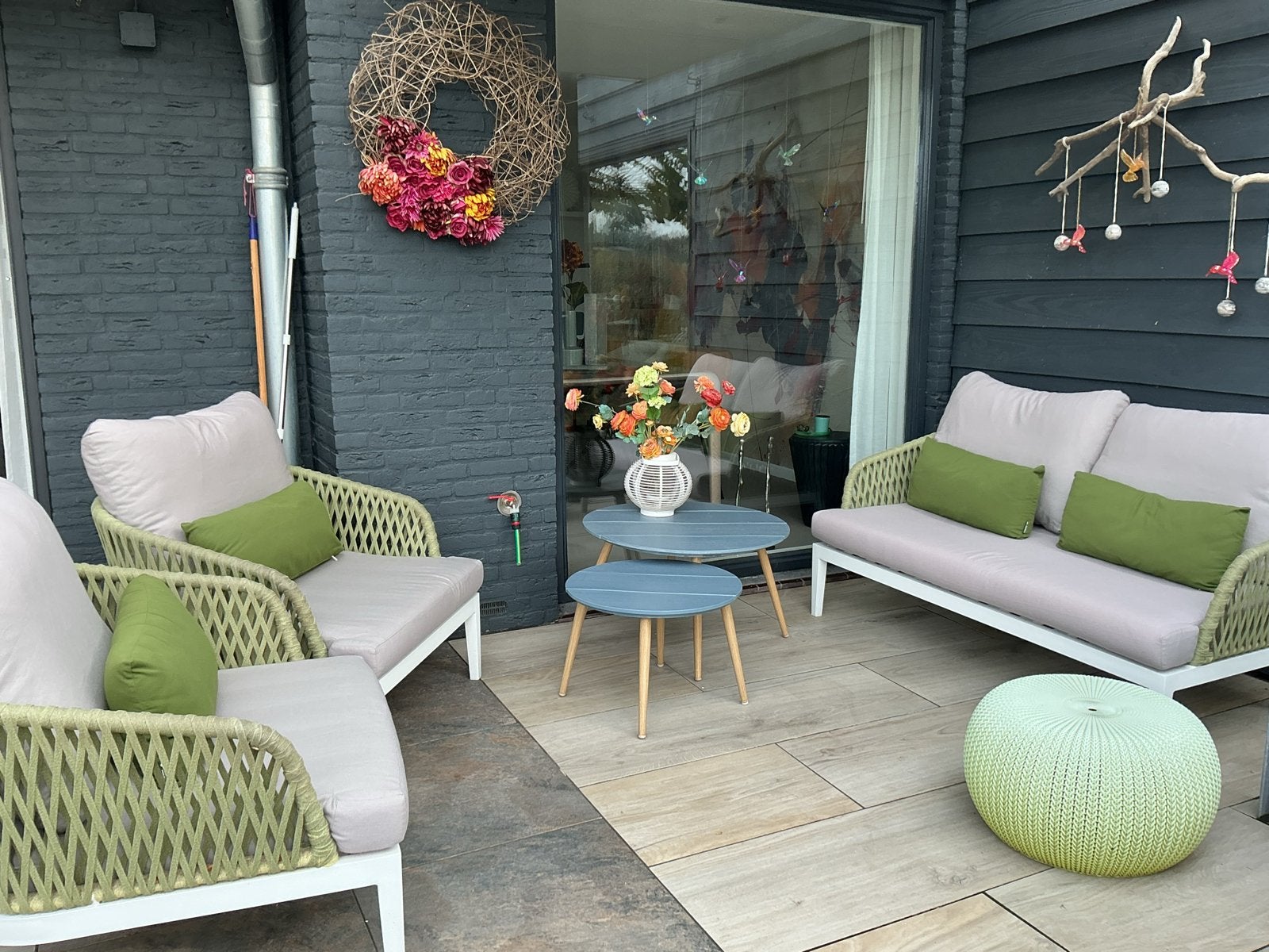 Fonteyn Loungeset - Zo goed als nieuw, Ophalen, Gebruikt, Loungeset, Bank