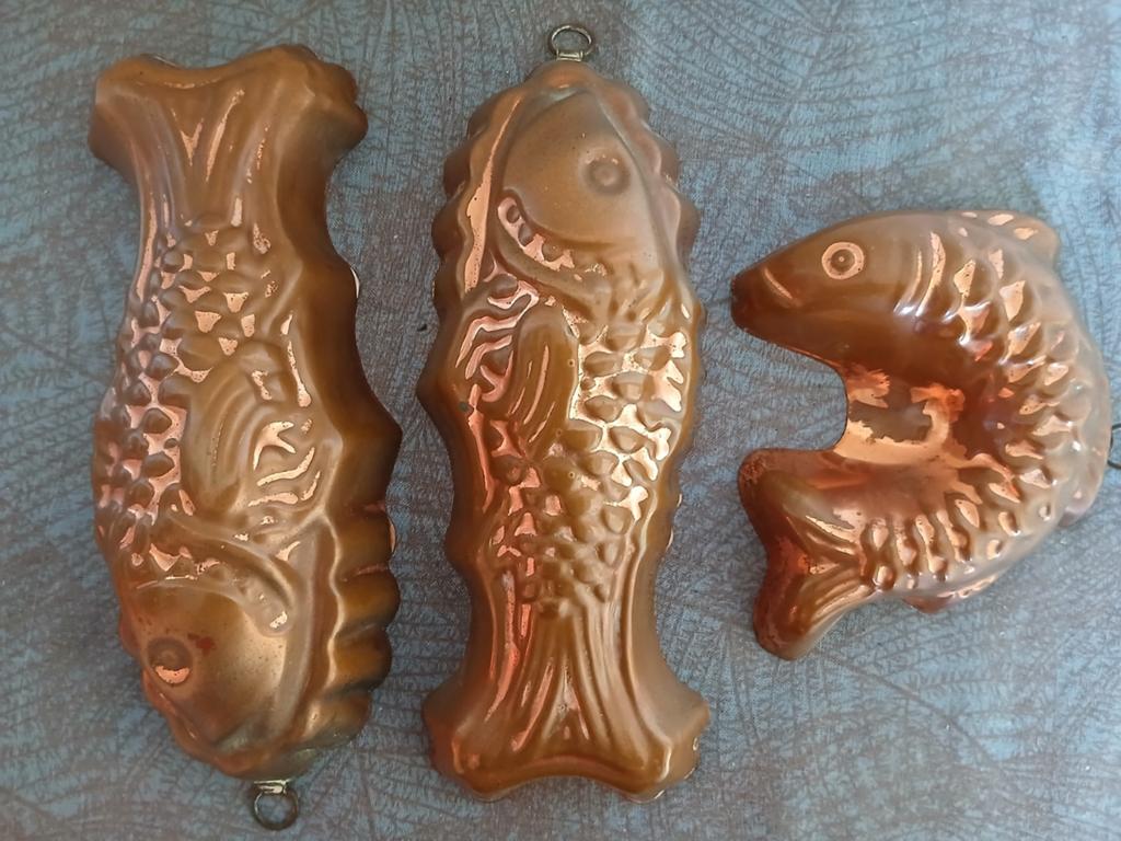 3 bakvormen vissen, 5 euro per stuk, Ophalen of Verzenden, Koper