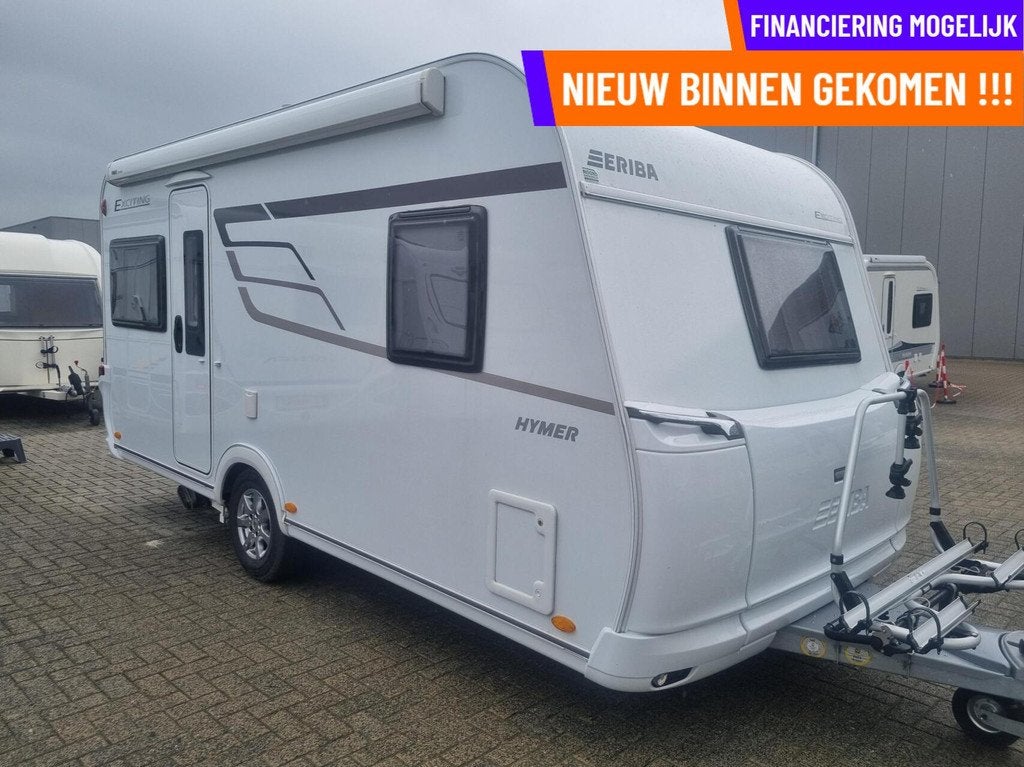 Eriba EXCITING 445 CASS LUIFEL + MOVER + VOORTENT + AUTARK, Mover, Rondzit, Bedrijf, 6 tot 7 meter