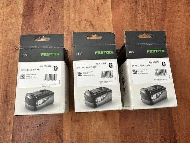 Festool BP 18 Li 5,0 HP-ASI HighPower Accu Bluetooth (nieuw), Ophalen of Verzenden, Nieuw