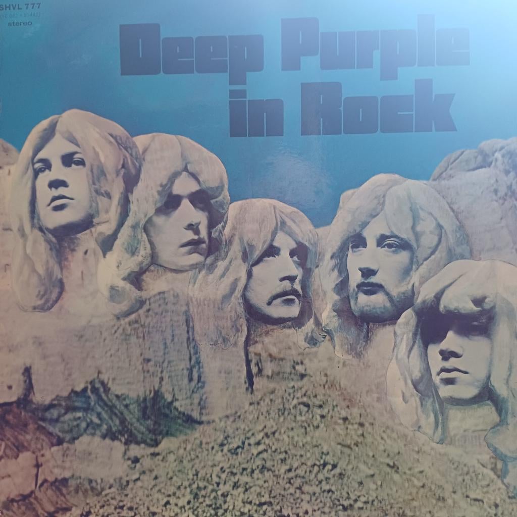 Deep Purple In rock Lp, Cd's en Dvd's, Vinyl | Hardrock en Metal, Gebruikt, Overige formaten, Ophalen of Verzenden, 1970 - 1979