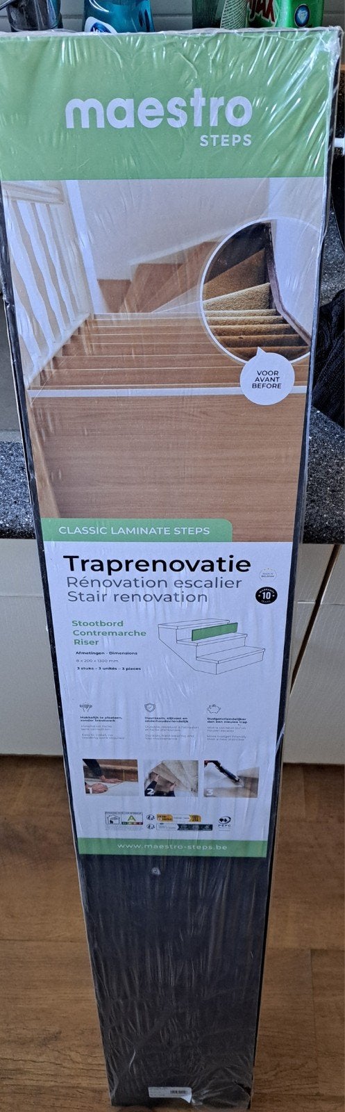 Maestro Steps Traprenovatie Stootbord - Nieuw, Ophalen, Nieuw, Minder dan 2 meter