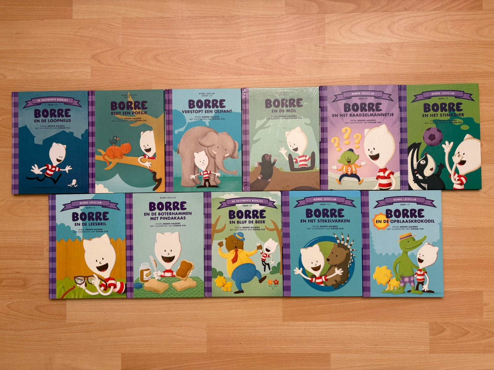 11 BORRE boekjes groep 1/2 in nieuwstaat!, Boeken, Kinderboeken | Kleuters, Ophalen of Verzenden, Zo goed als nieuw, Fictie algemeen