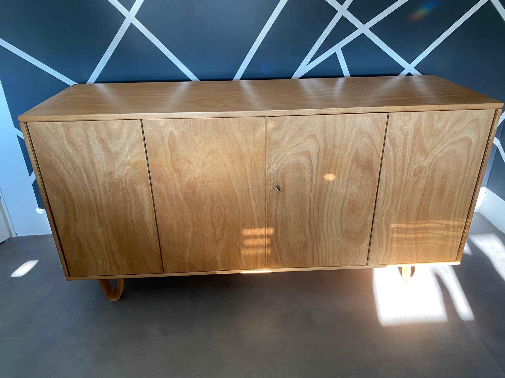 Pastoe dressoir Cees Braakman, Ophalen, 150 tot 200 cm, 25 tot 50 cm, Overige houtsoorten