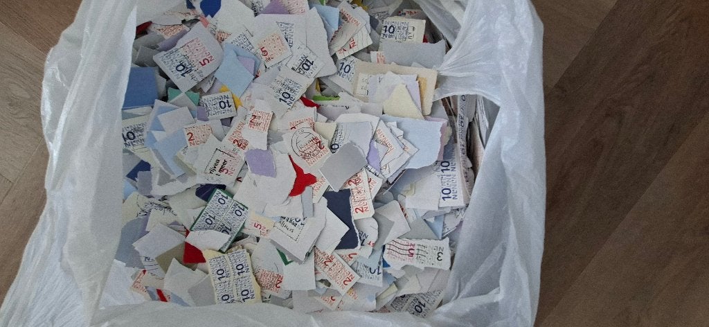 1300 gram bijplak zegels, Ophalen, Na 1940, Gestempeld