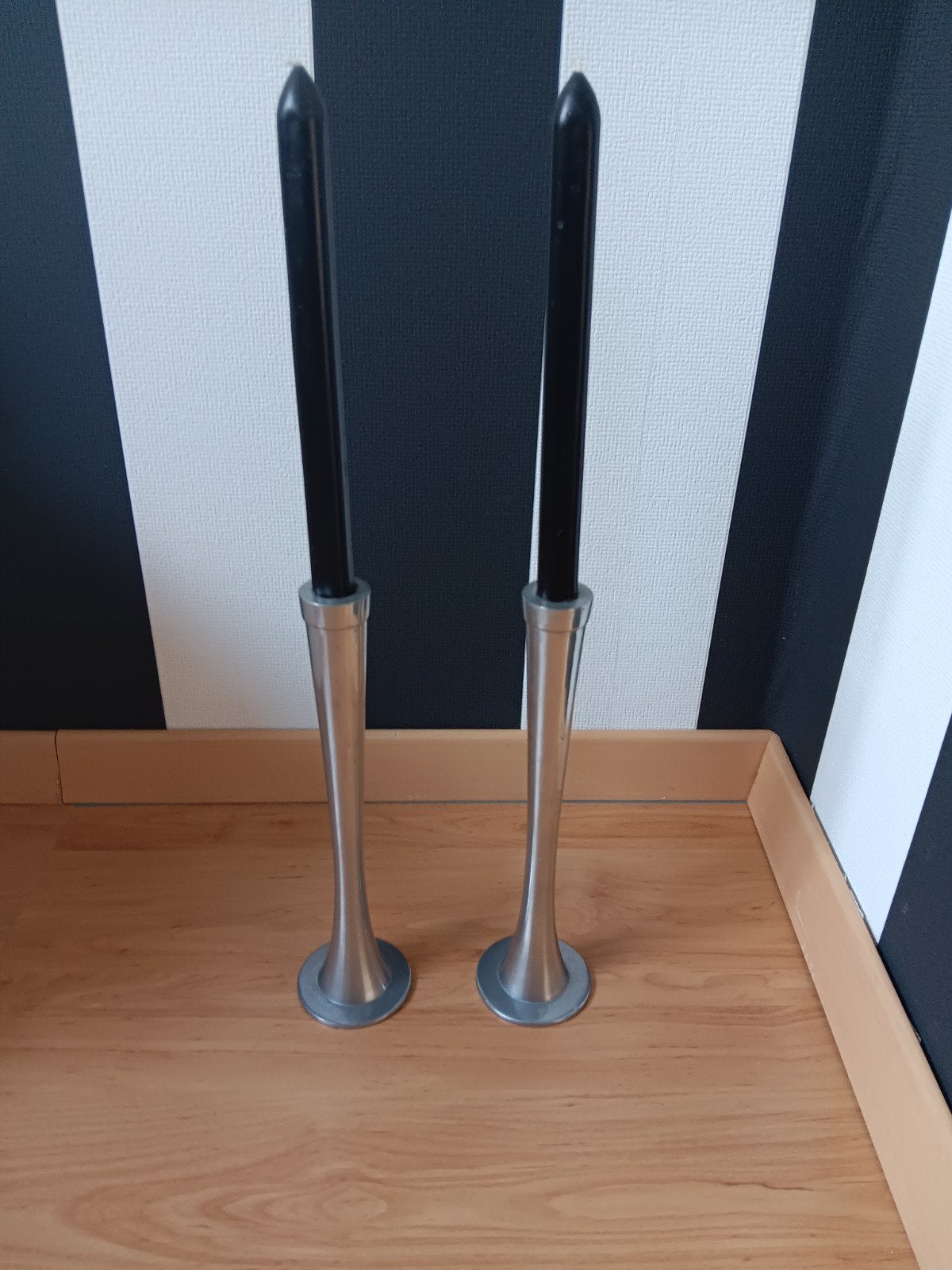 Kandelaars, Huis en Inrichting, Woonaccessoires | Kandelaars en Kaarsen, Ophalen, Metaal, 25 tot 50 cm