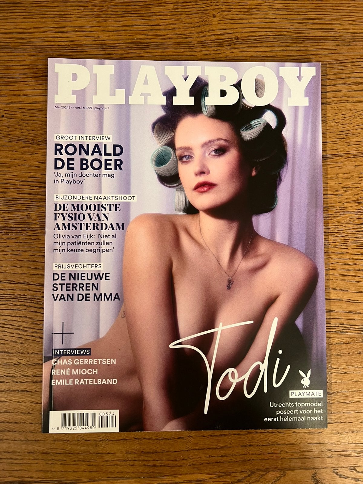 Playboy Magazine Mei 2024 - Todi - Nieuw!, Ophalen of Verzenden, Zo goed als nieuw