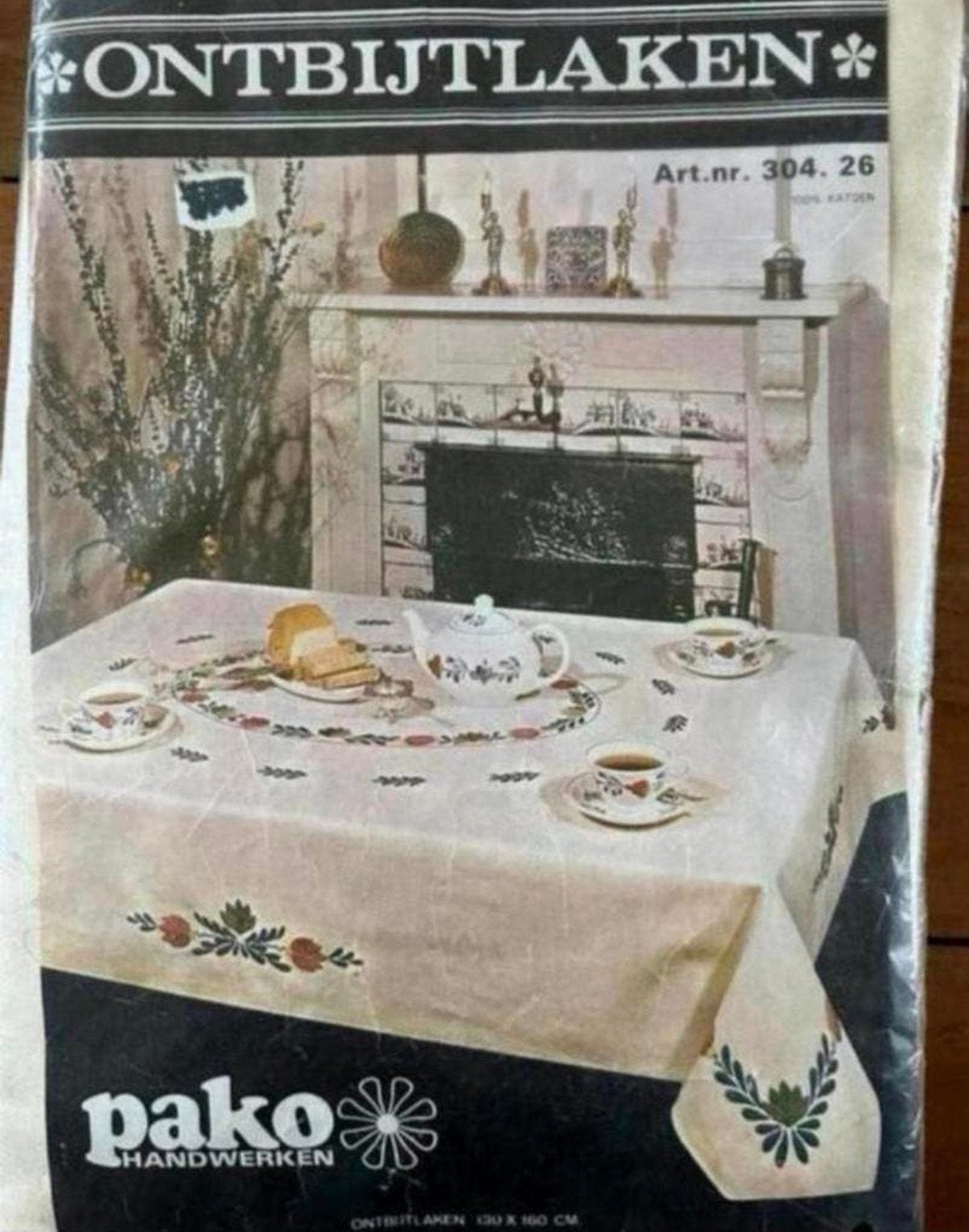 Boerenbont tafellaken, Ophalen of Verzenden, Zo goed als nieuw, Borduurgaren of Zijde