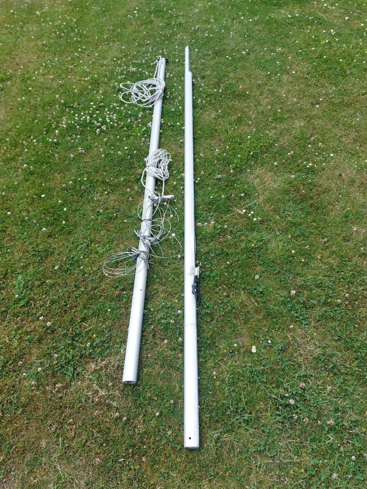 Tabur 320 mast compleet met giek, grootzeil en fok., Gebruikt, Ophalen of Verzenden, 3 tot 6 meter, Minder dan 15 m²