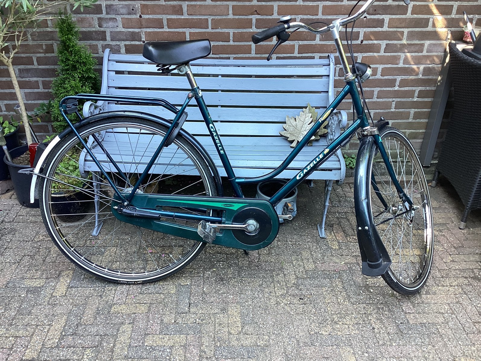 Damesfiets Gazelle, Ophalen, Gebruikt, Versnellingen, 56 cm of meer