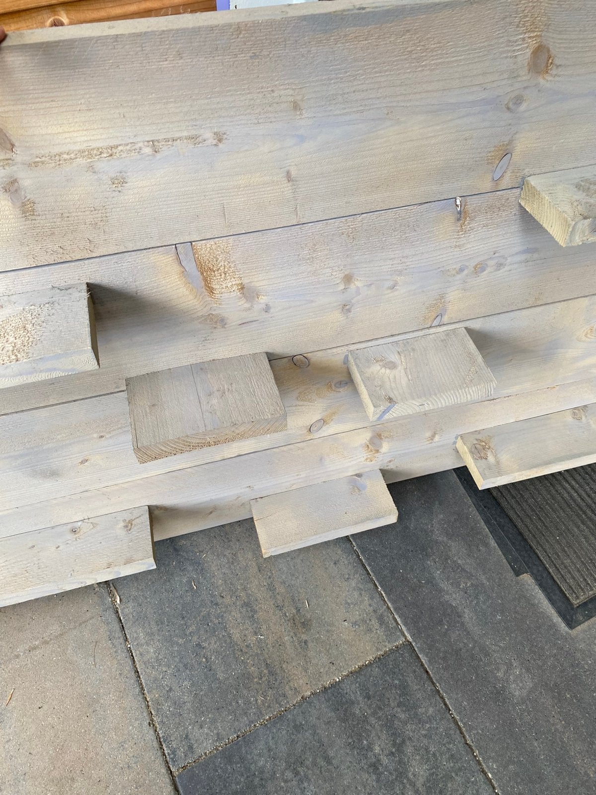 Gratis !! Decoratie bord steiger hout, Ophalen, Zo goed als nieuw
