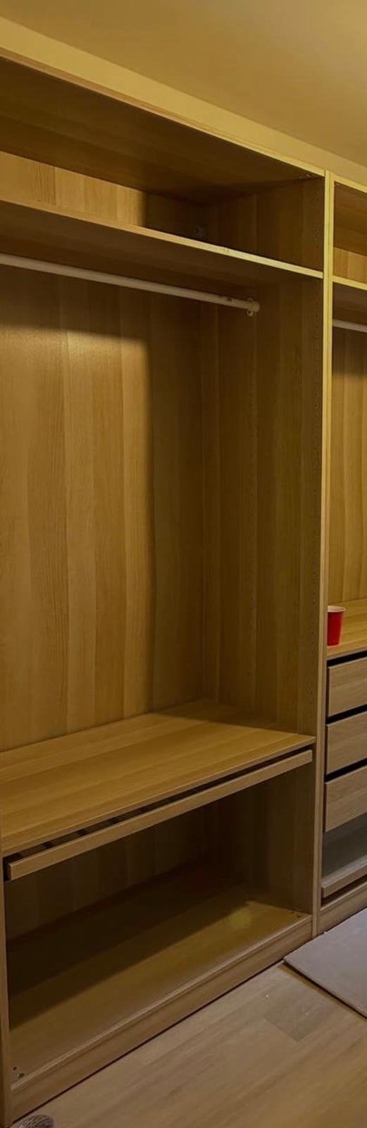 IKEA PAX kledingkast incl 1 uitrekbare plank en schoenenrek, Ophalen, Met plank(en), 50 tot 100 cm, Zo goed als nieuw