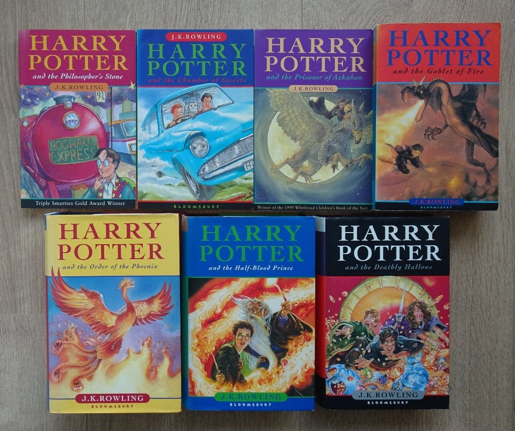 J.K. Rowling - 7x Harry Potter - Engels, Ophalen, J.K. Rowling