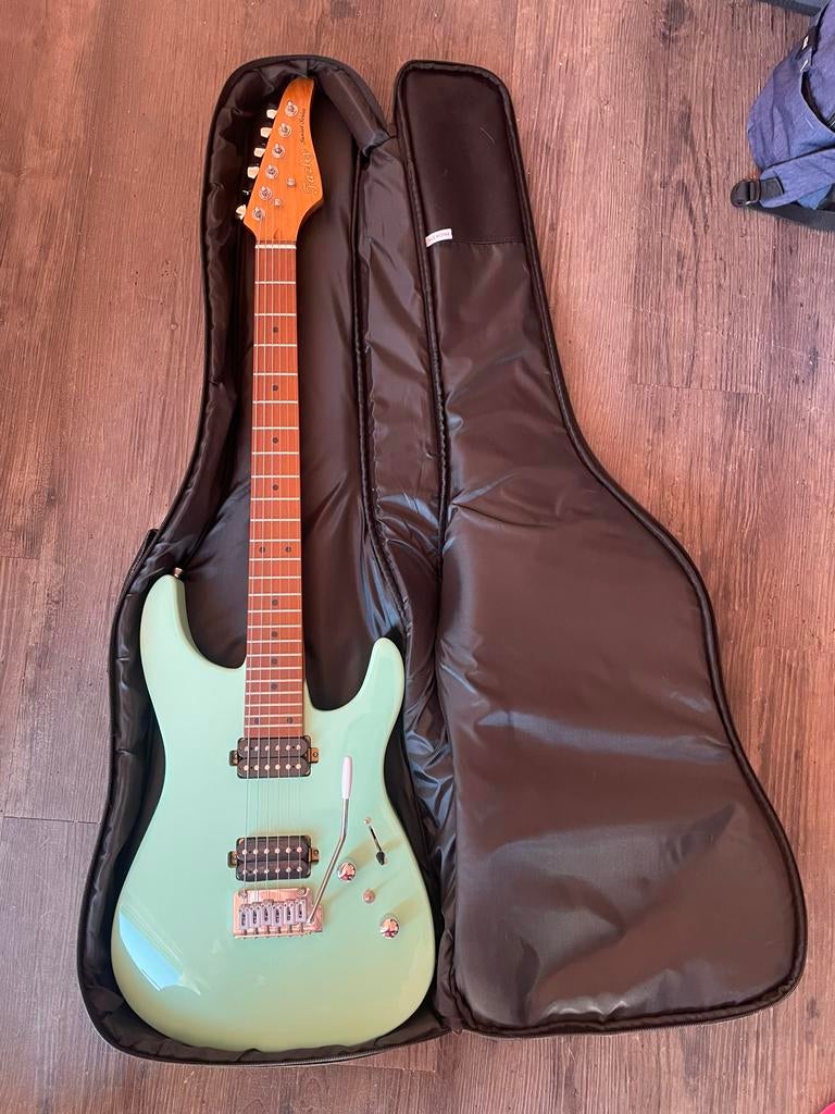 Mint Green Electric Guitar Beginner Set, Overige merken, Gebruikt, Met versterker, Ophalen of Verzenden