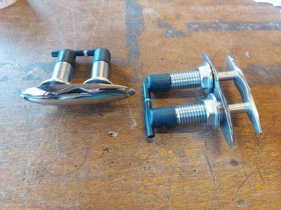 RVS Kikker 126 x 33 mm inklapbaar