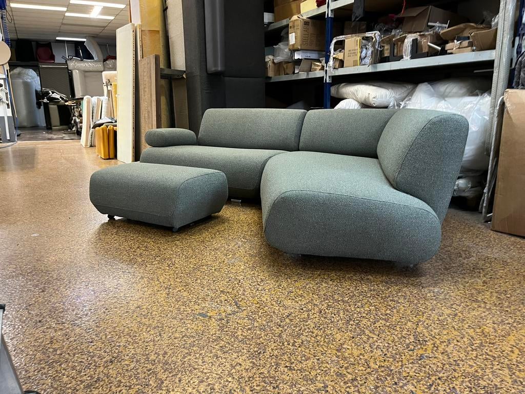 Leolux Guadalupe ploegstof Monza, Huis en Inrichting, Hoekbank, Ophalen of Verzenden, Zo goed als nieuw, Leolux artifort design on stock rolf benz