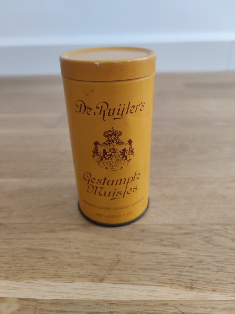 Vintage blik De Ruijter, Ophalen of Verzenden, Gebruikt, Overige, Overige merken