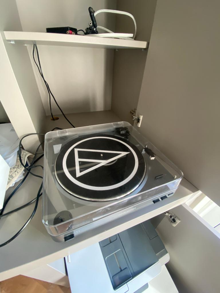 Audio-Technica AT-LP60-USB Platenspeler (zonder boxjes), Gebruikt, Automatisch, Platenspeler, Ophalen