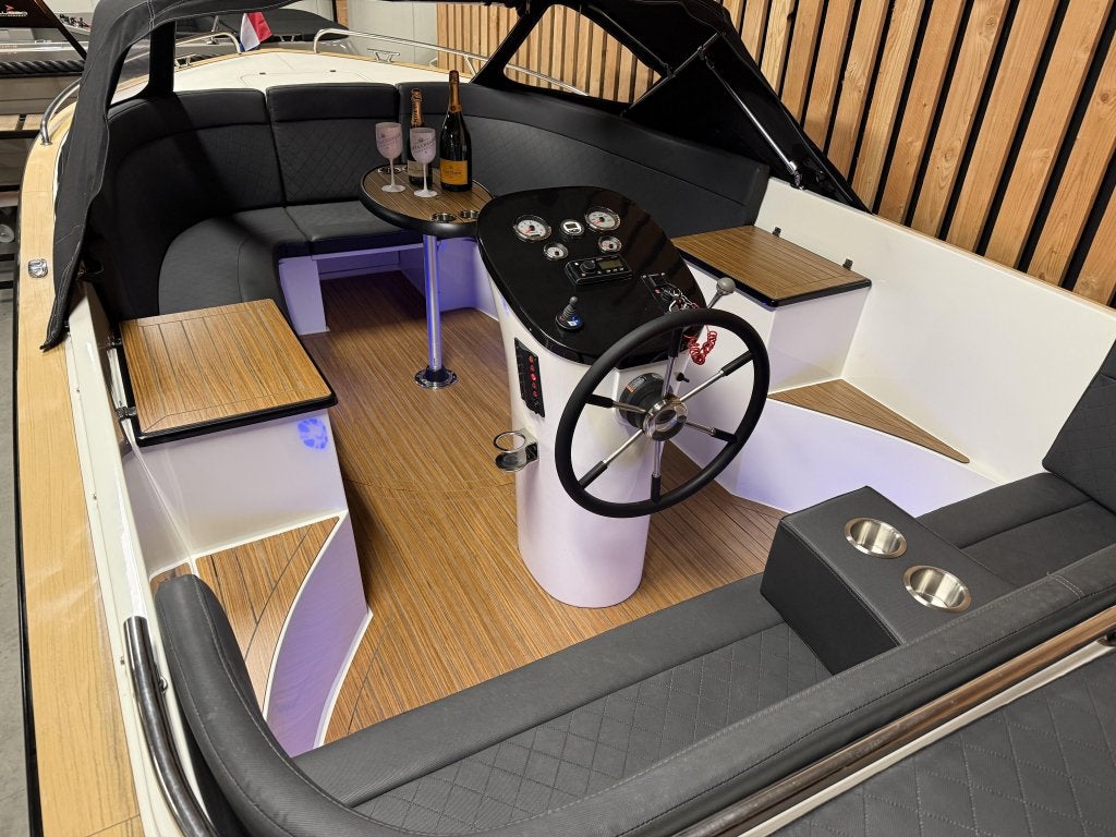 NwStaat MAXIMA 720 RETRO '100PK HONDA' BOEGSCH AUDIO OPTIES!, Watersport en Boten, 3 m, Boegschroef, Tender, 0 cm
