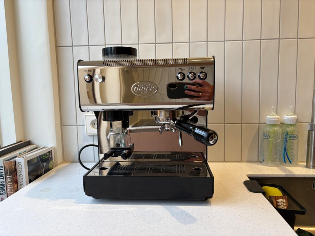 Quick Mill 2835 Espressomachine, Ophalen, Afneembaar waterreservoir, Espresso apparaat, Gemalen koffie