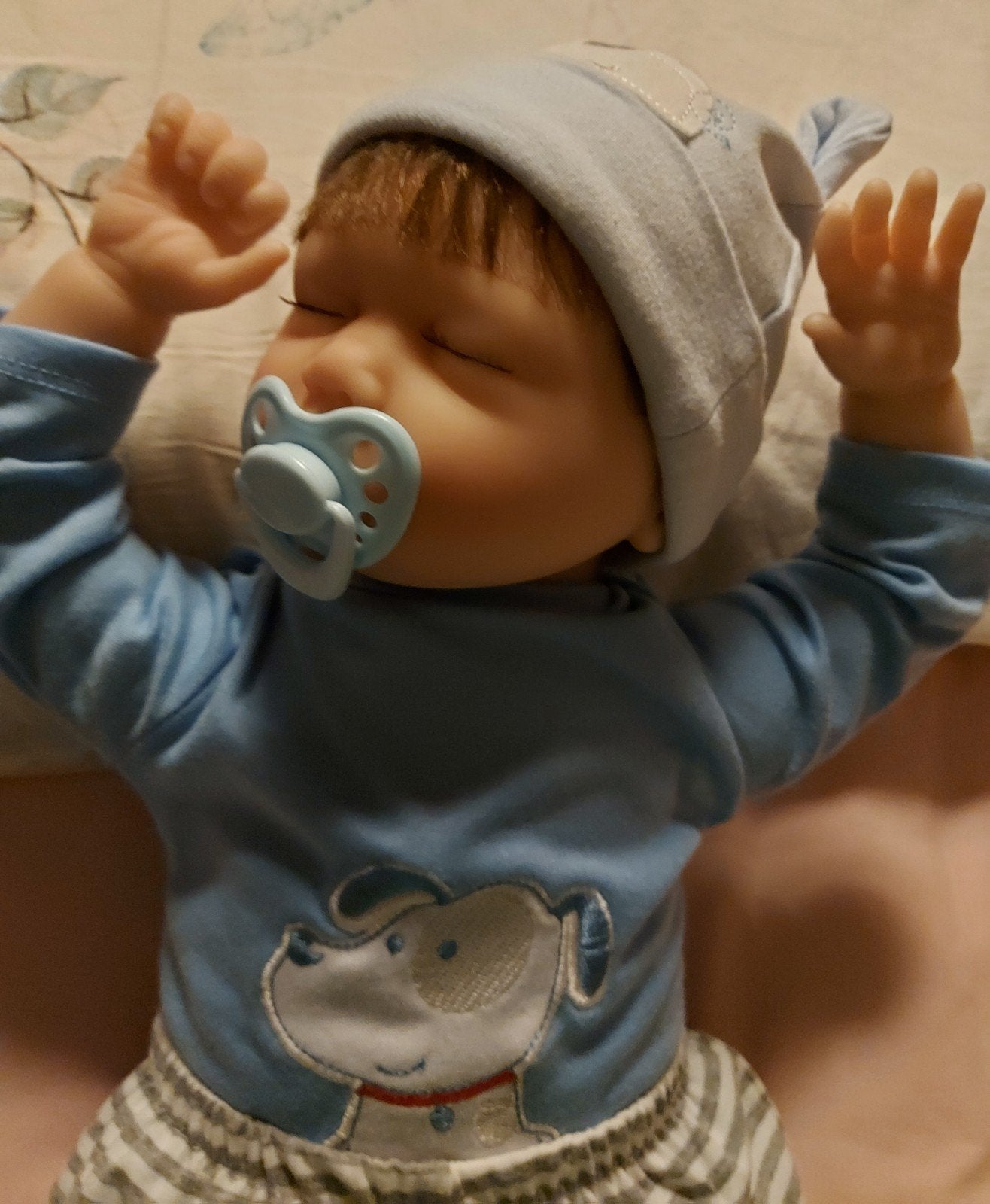 Lieve Reborn Baby Boy, Verzamelen, Poppen, Ophalen of Verzenden, Zo goed als nieuw, Babypop